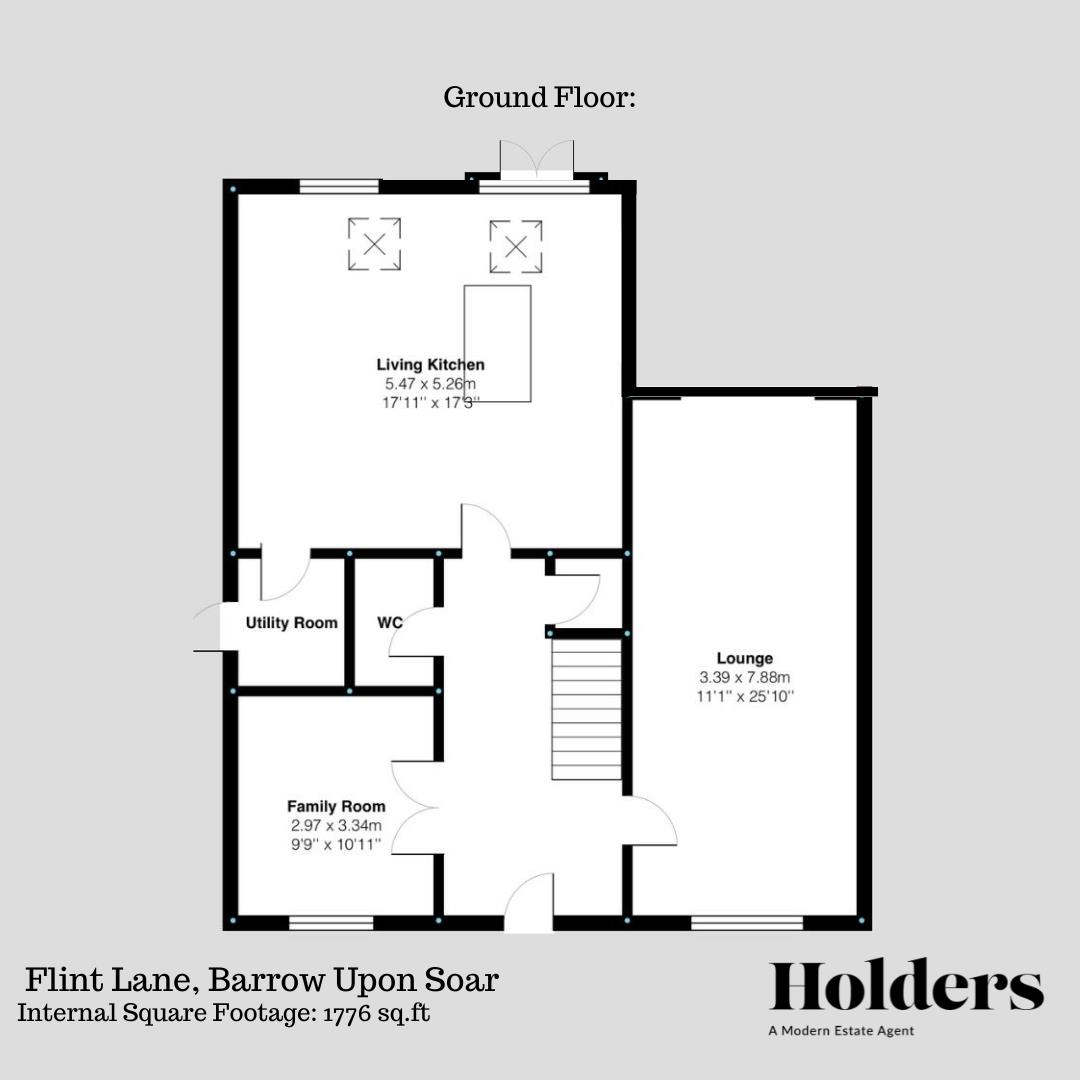 18, Flint Lane, Loughborough floorplan