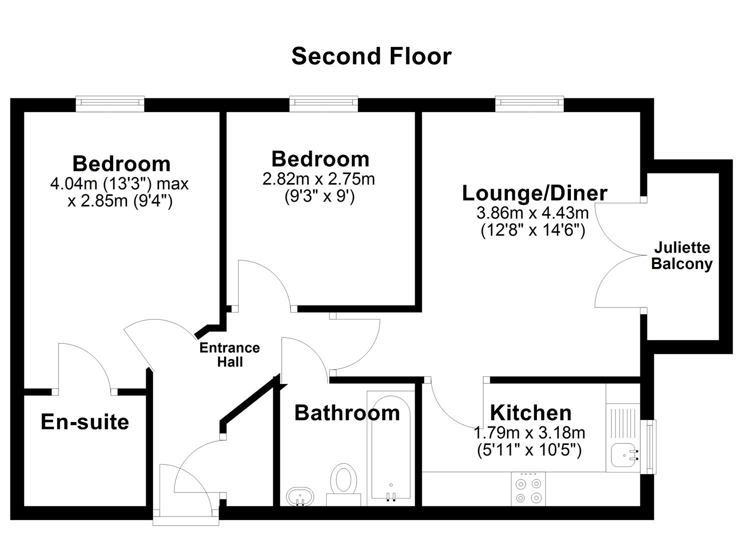 14, Partridge Court, Southend Road, Stanford-le-Hope floorplan