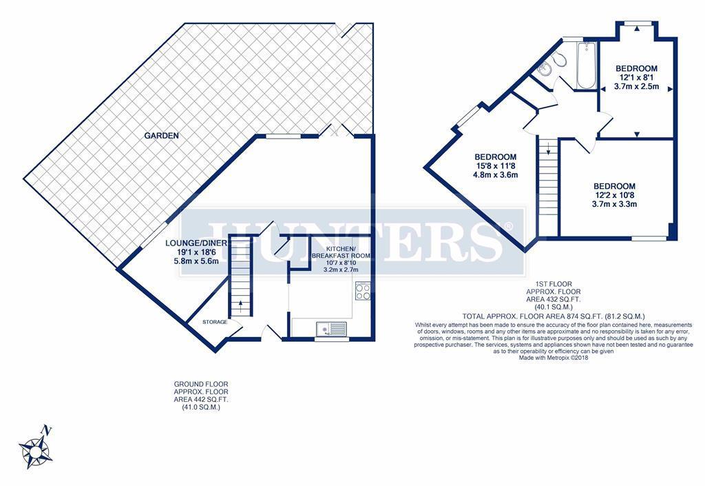 7, Westcroft Close, London floorplan