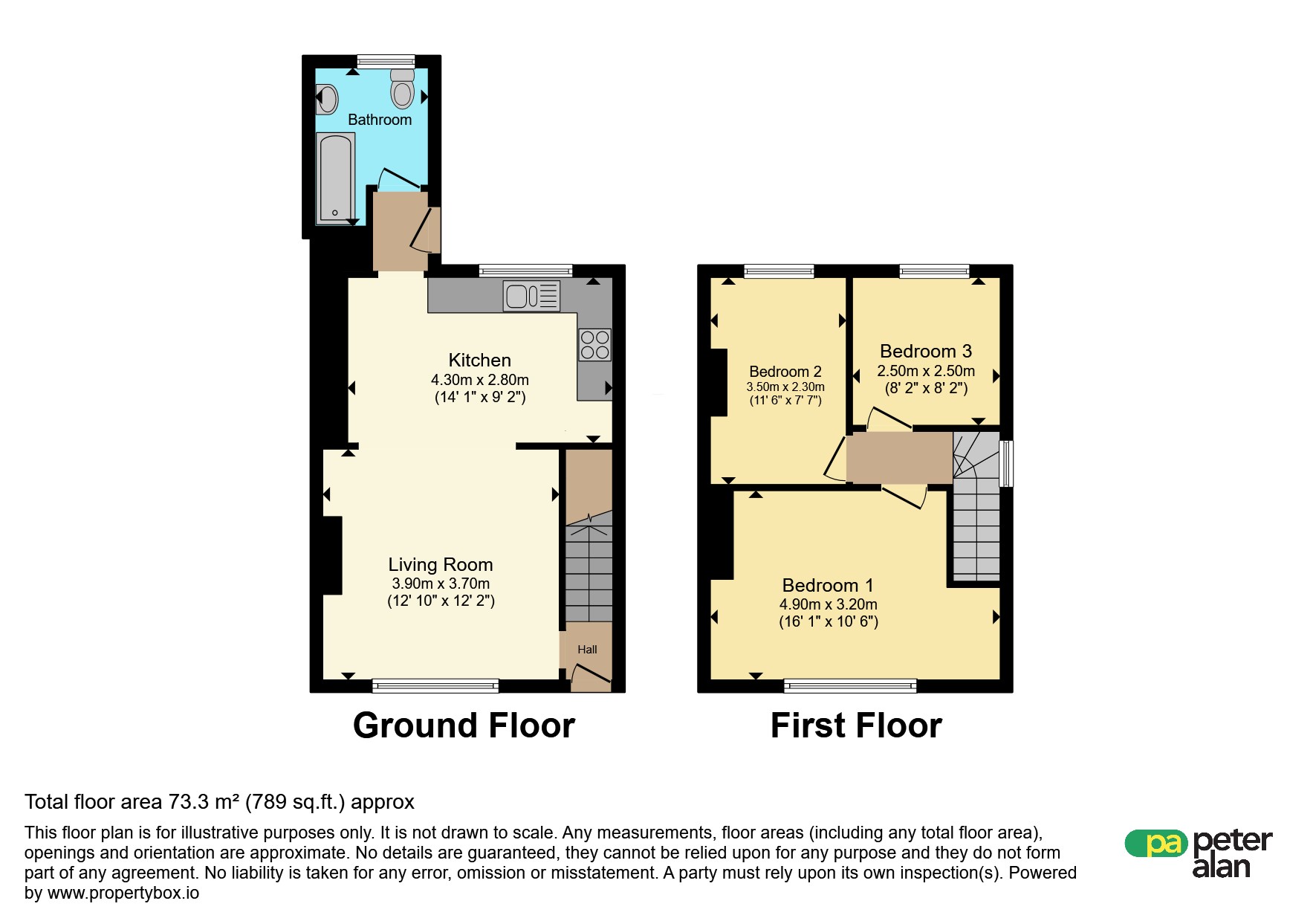 85, Gelligaer Road, Hengoed floorplan