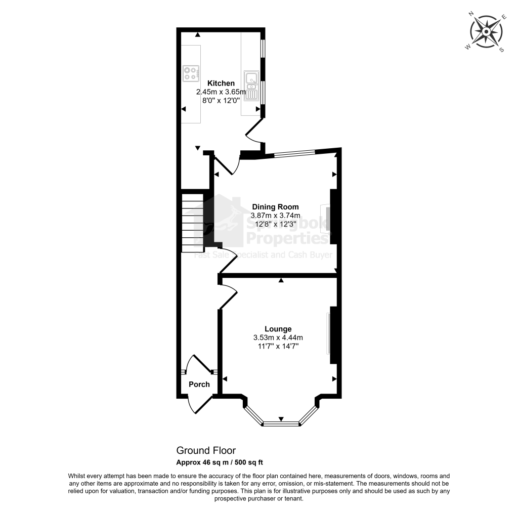 126, Hawkshead Street, Southport floorplan