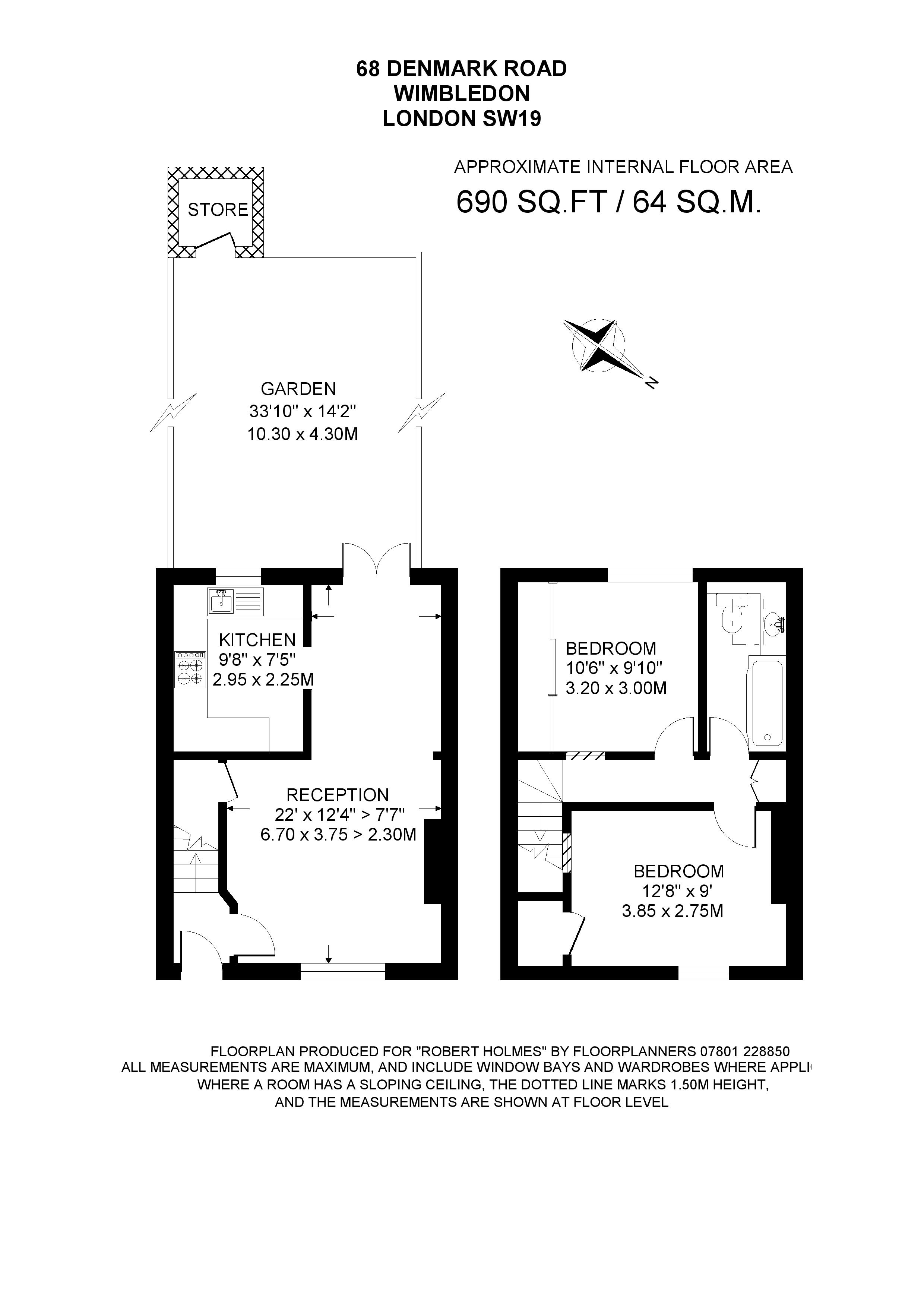 Denmark Road, Wimbledon Village, SW19 floorplan