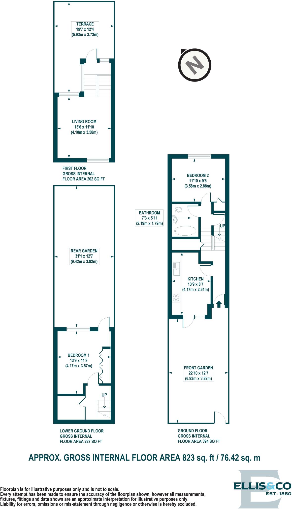 93, Lightfoot Road, London floorplan
