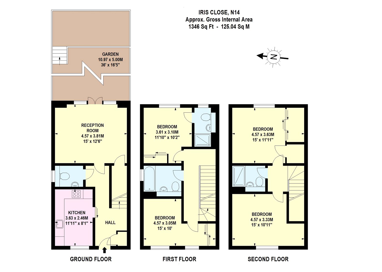 Iris Close, London, N14 floorplan