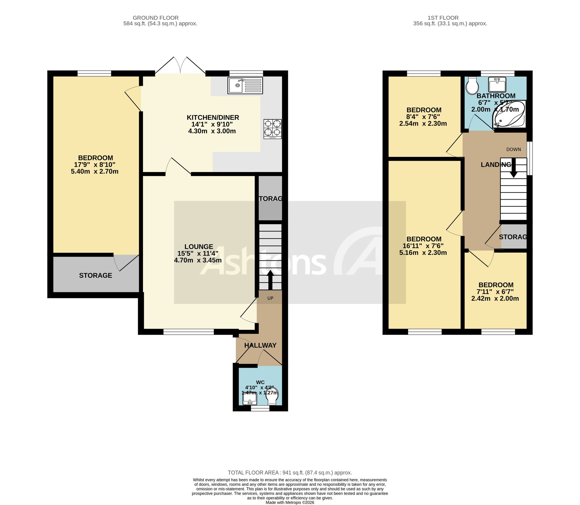 603 Bolton Road, Wigan floorplan