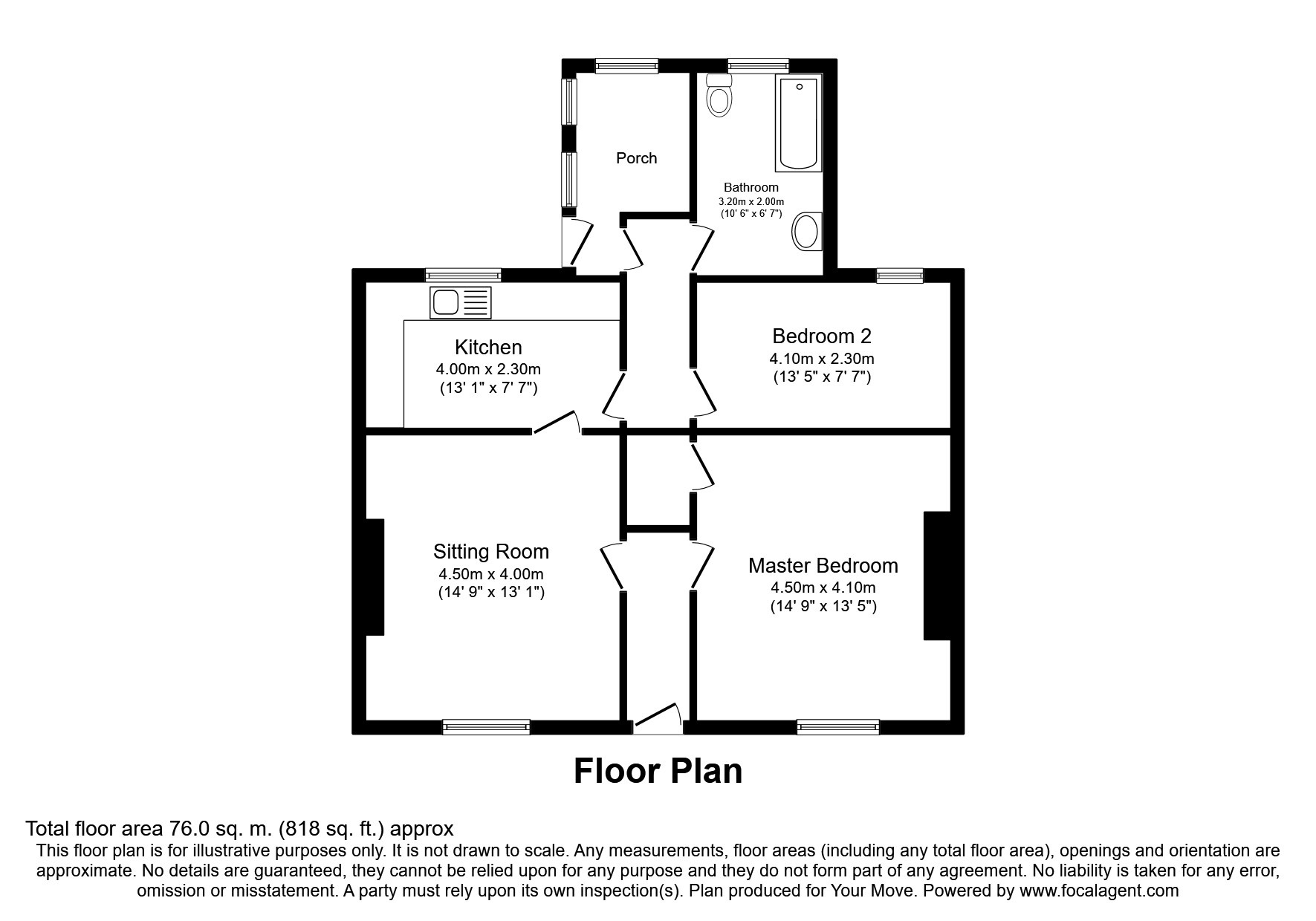 Eaglesfield, Lockerbie, Dumfries And Galloway DG11, 2 bedroom bungalow