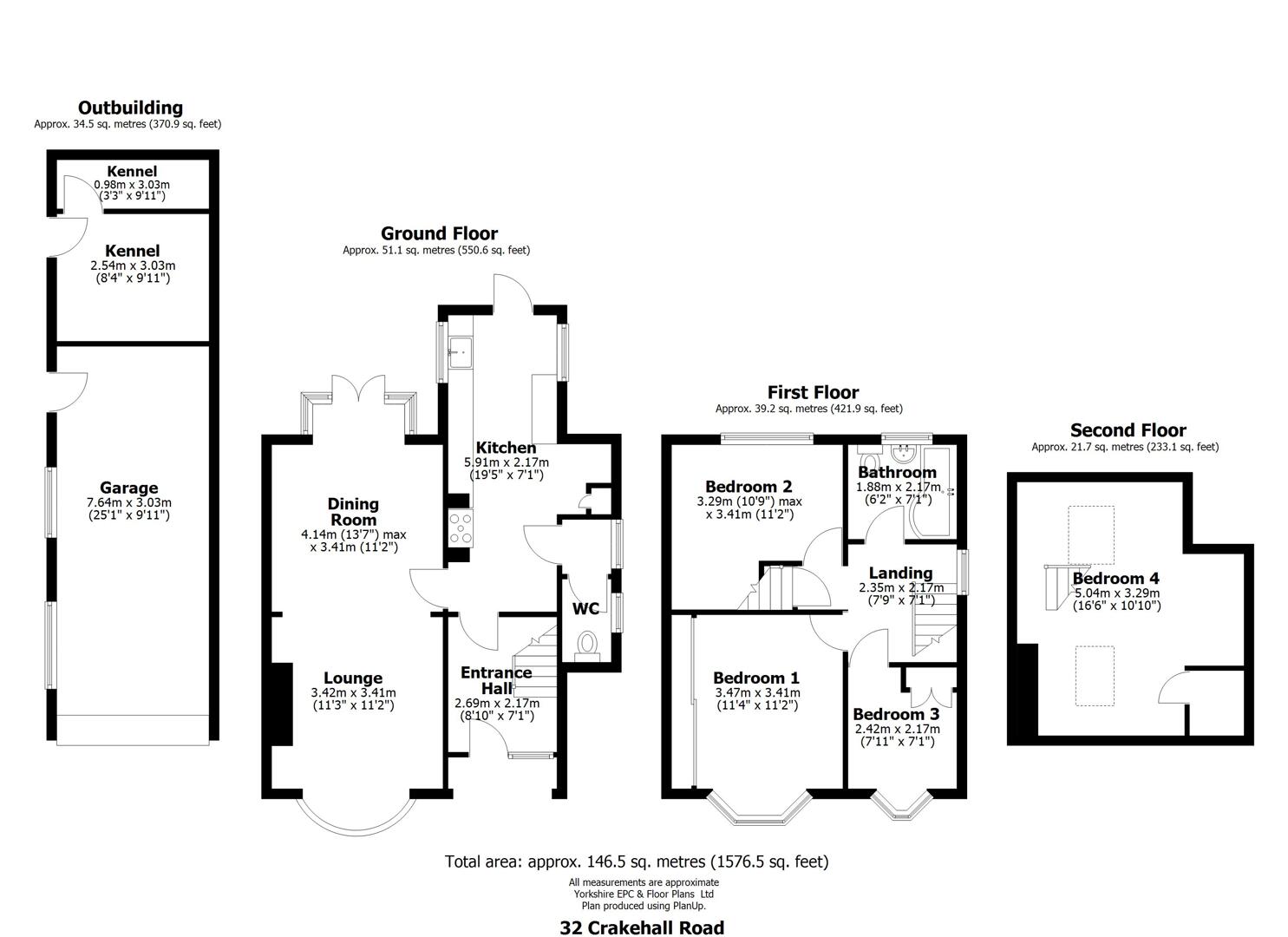32, Crakehall Road, Sheffield floorplan