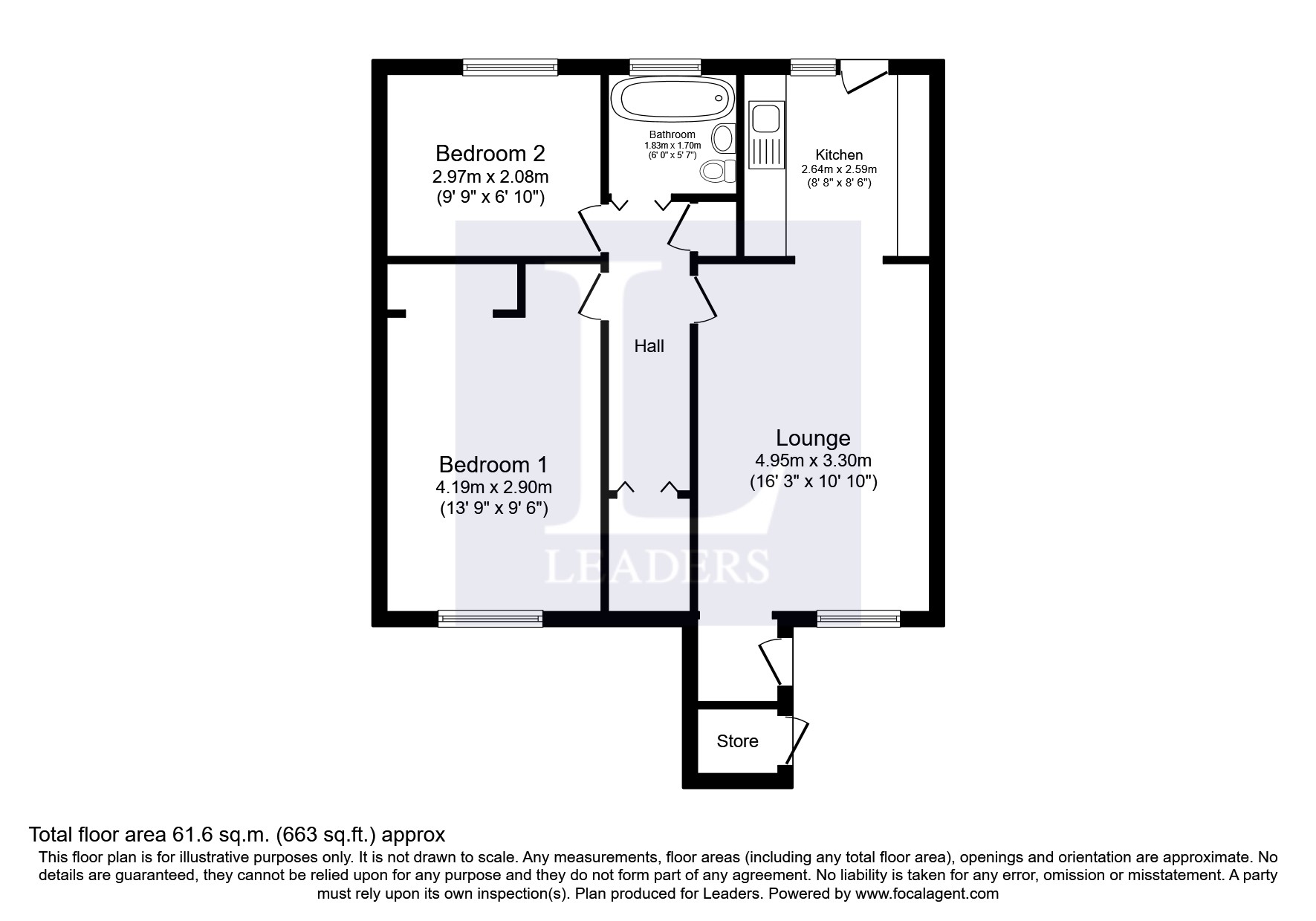 Wynfield Gardens, Kings Heath, Birmingham B14, 2 bedroom for