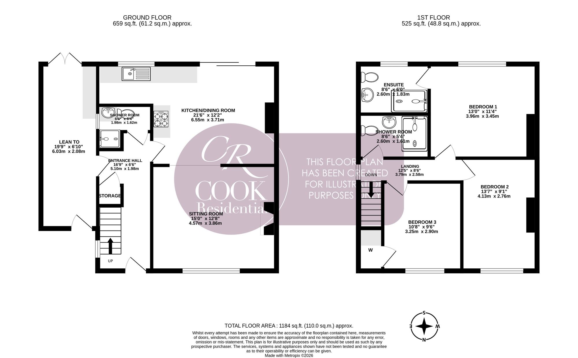 128 Clyde Crescent, Cheltenham floorplan