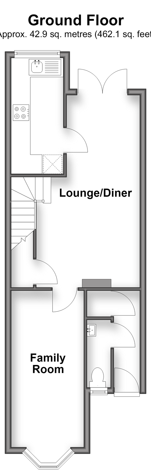Brandy Way, Sutton floorplan