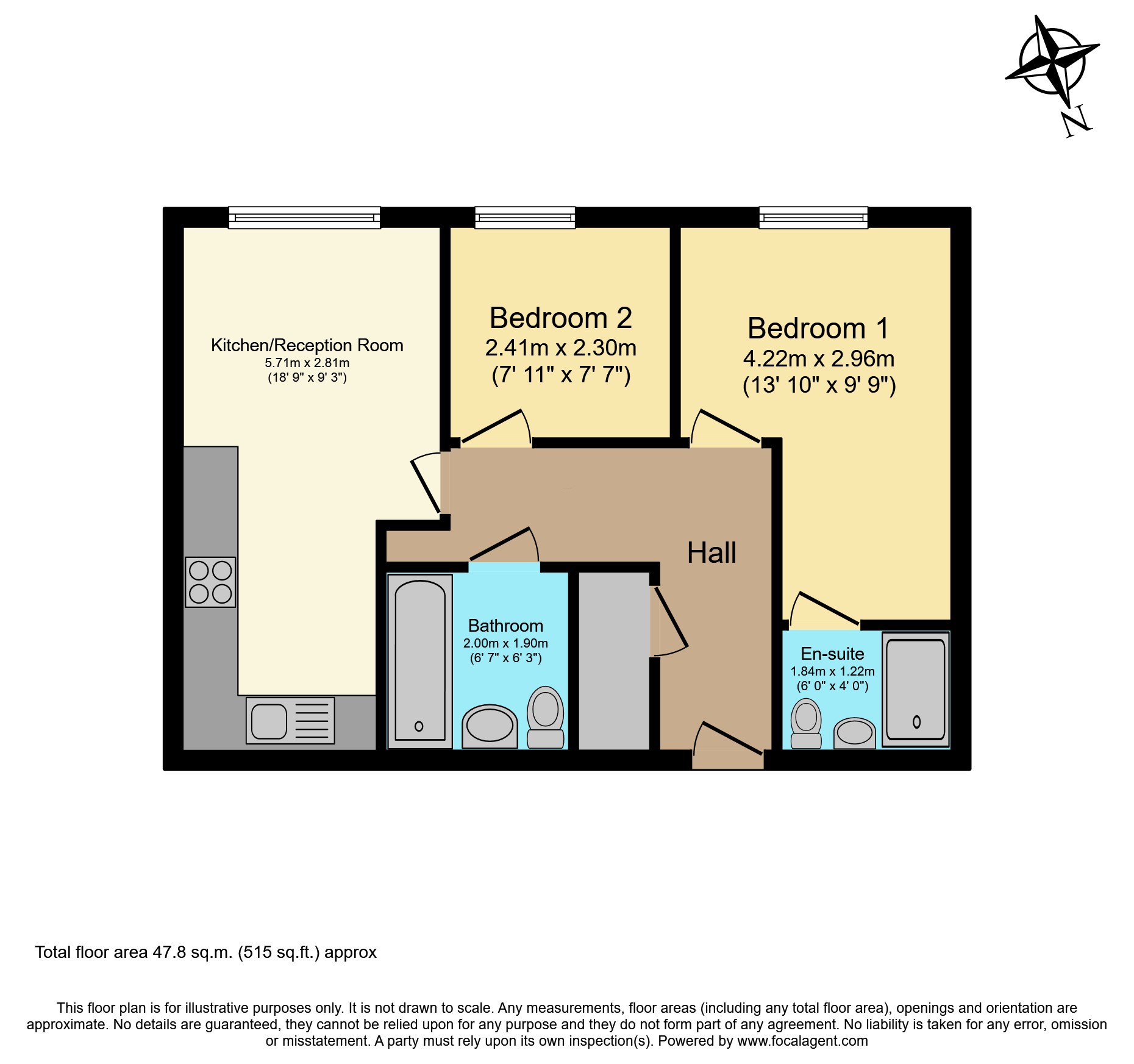 10 Cameron Crescent, Edgware, HA8 floorplan