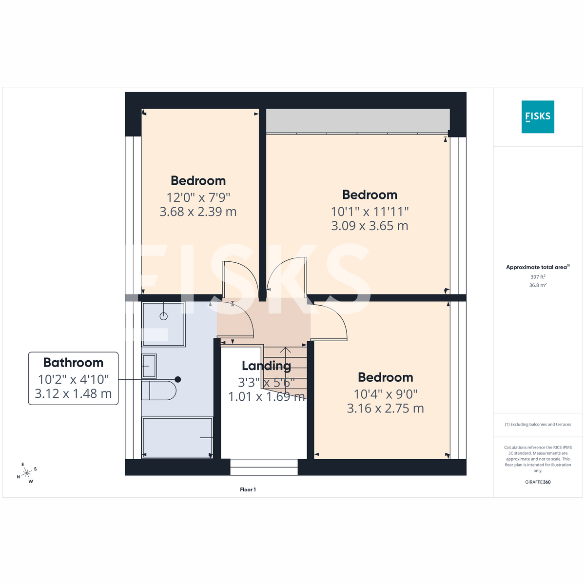 5, Linden Leas, Benfleet floorplan