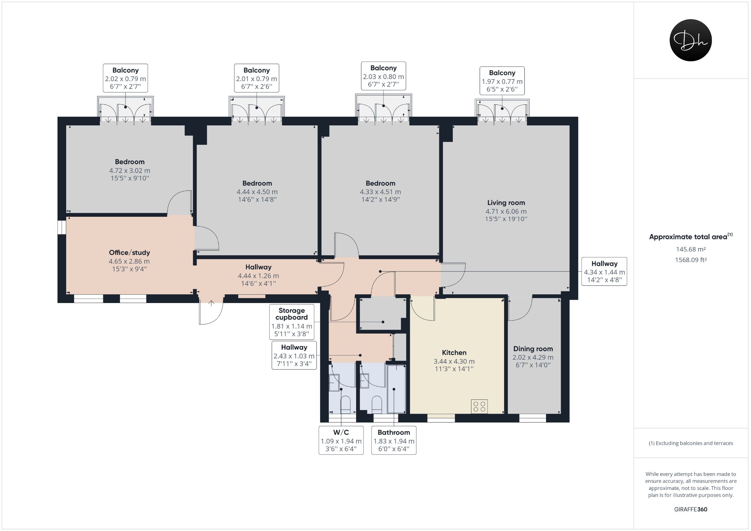 3, Harbour Point, Torquay floorplan