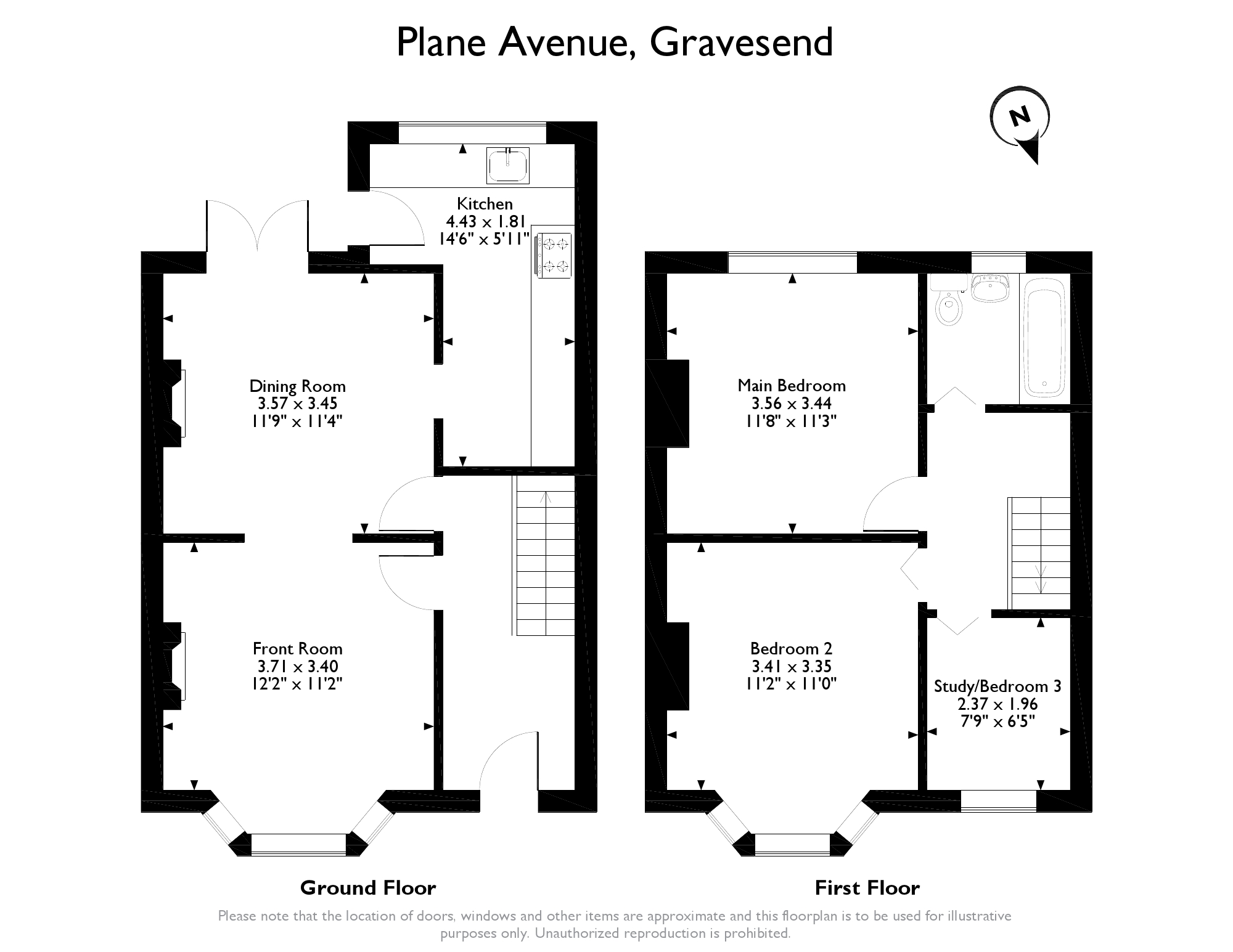 3 Bedrooms Terraced house for sale in Plane Avenue, Gravesend DA11