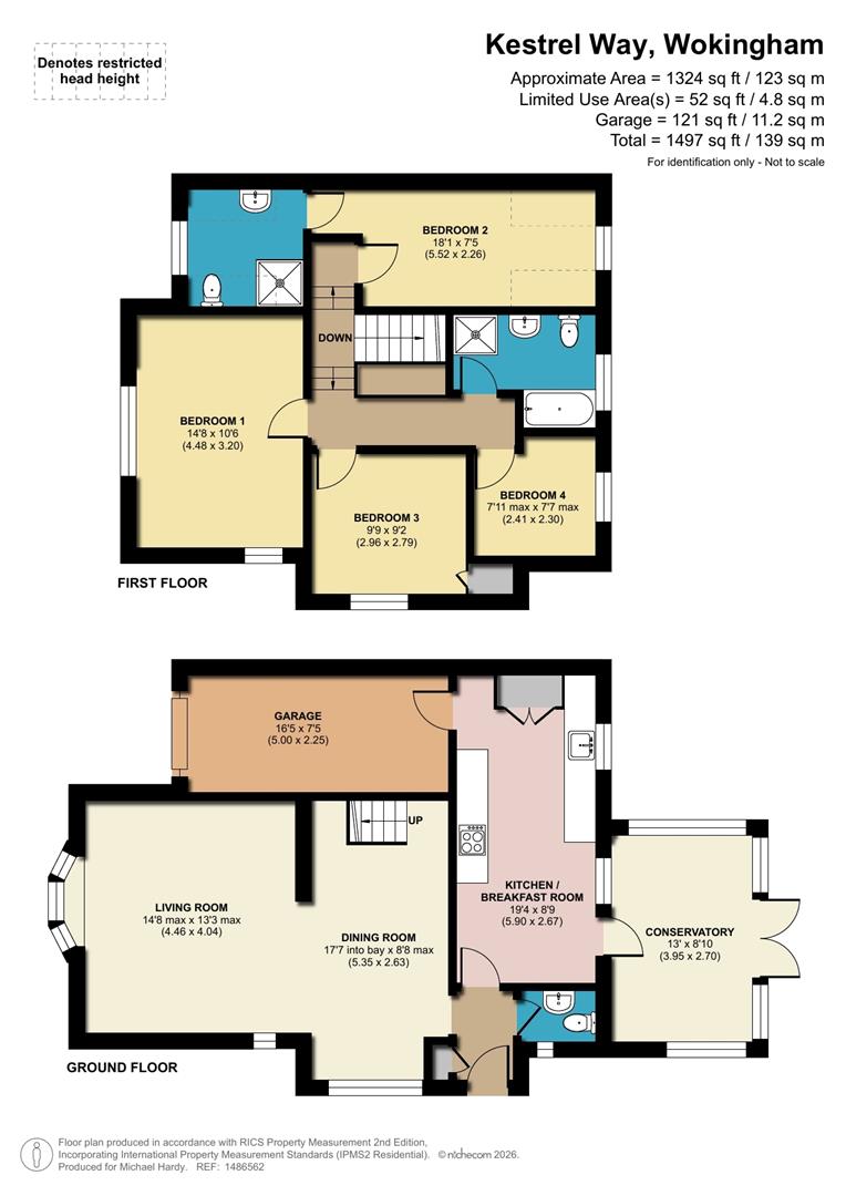 6, Kestrel Way, Wokingham floorplan
