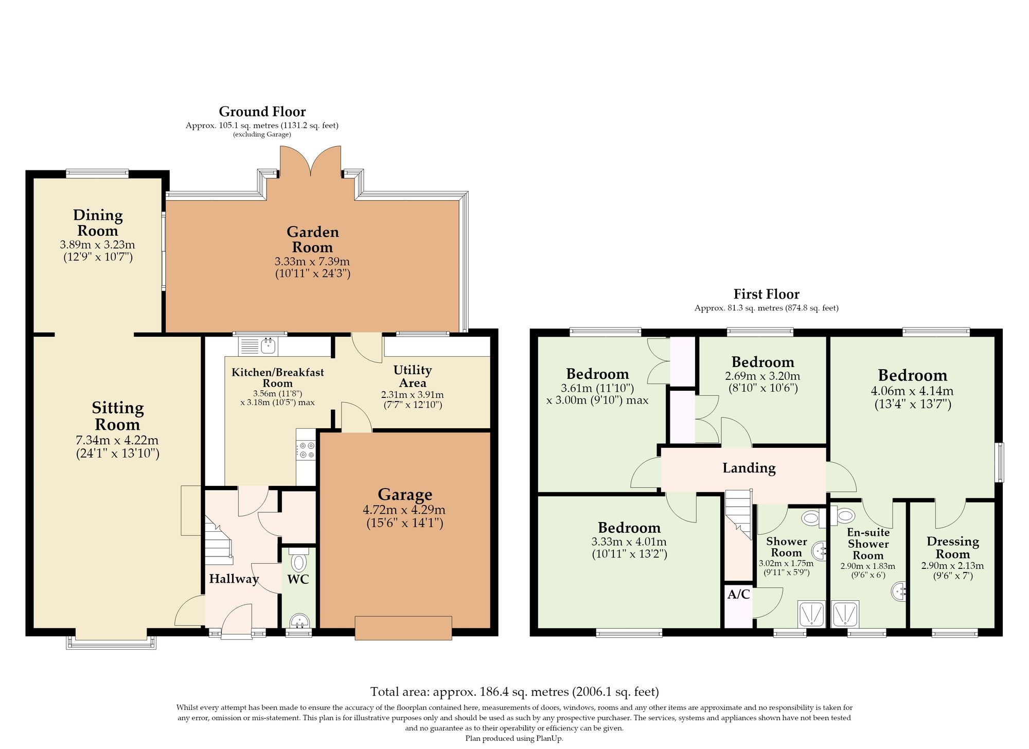 126 The Common, Norwich floorplan