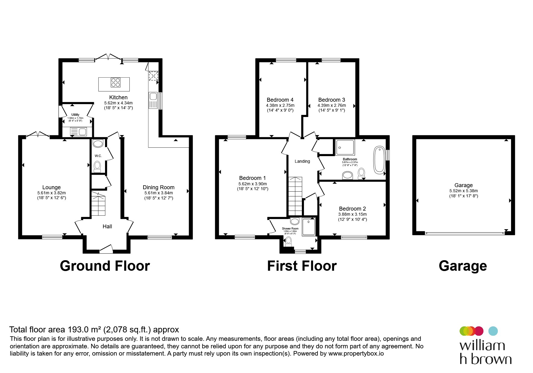 5, Hazelwood Gardens, Doncaster floorplan