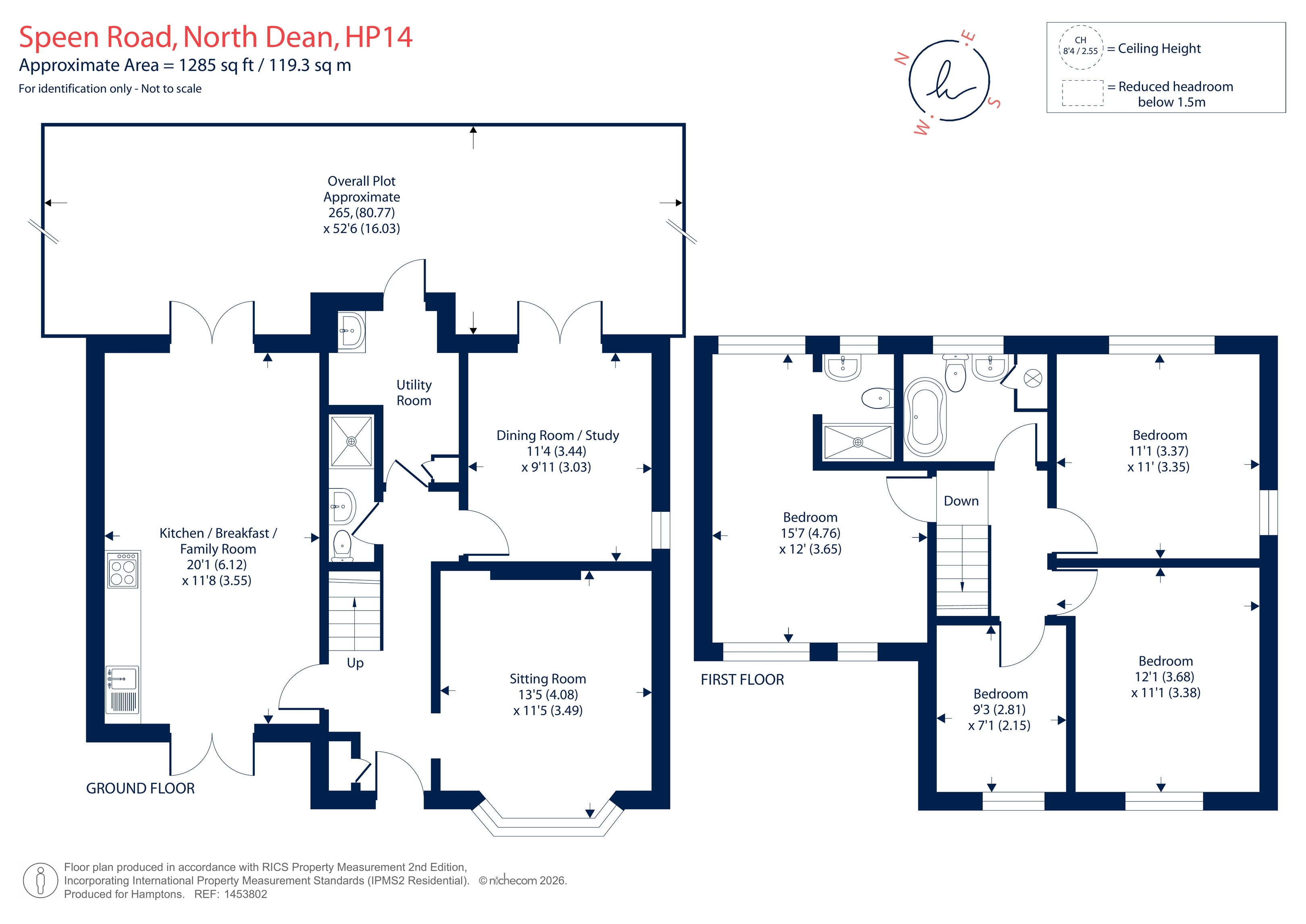 Woodlands, Speen Road, North Dean floorplan