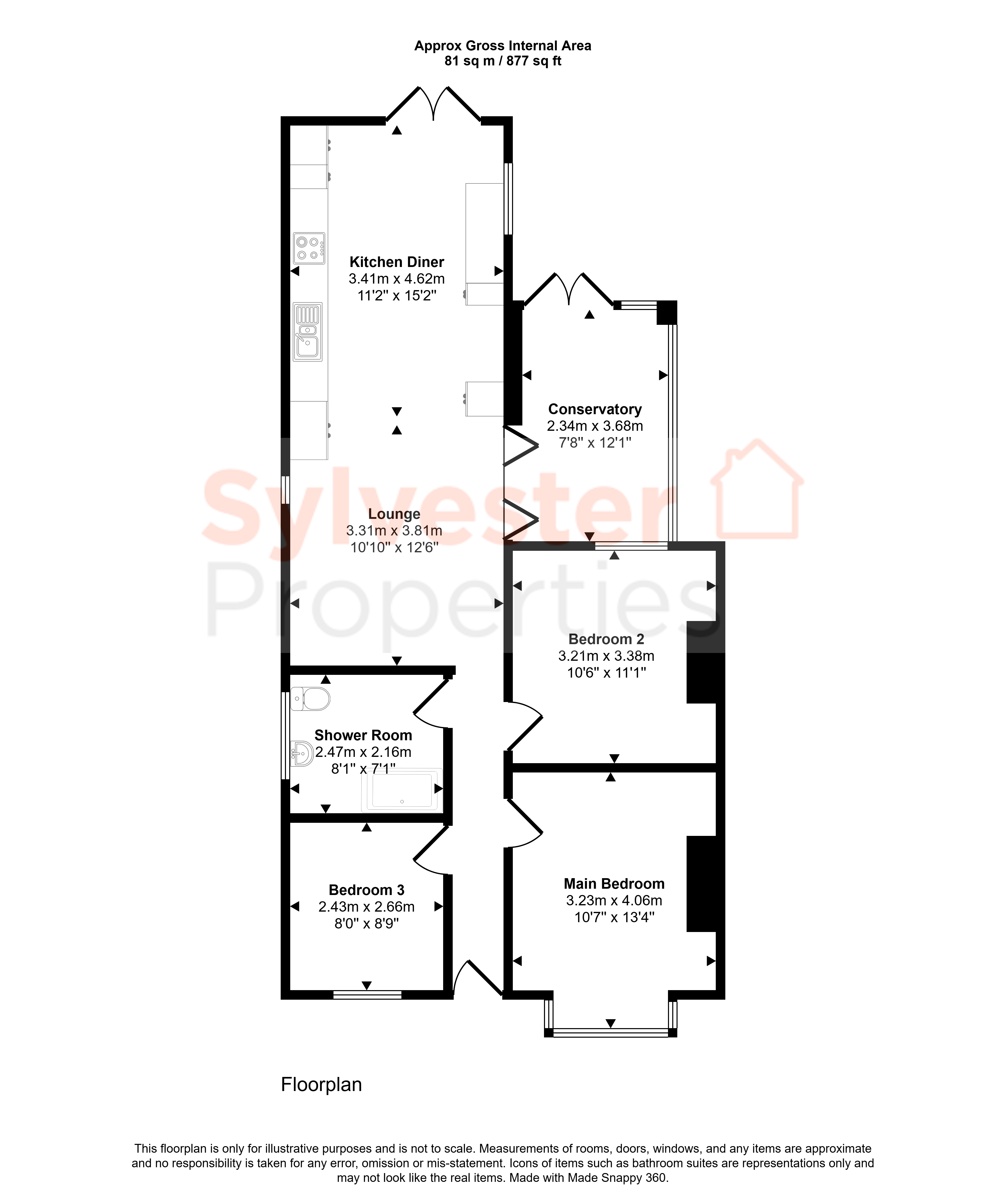 20, Elmwood Gardens, Gateshead floorplan