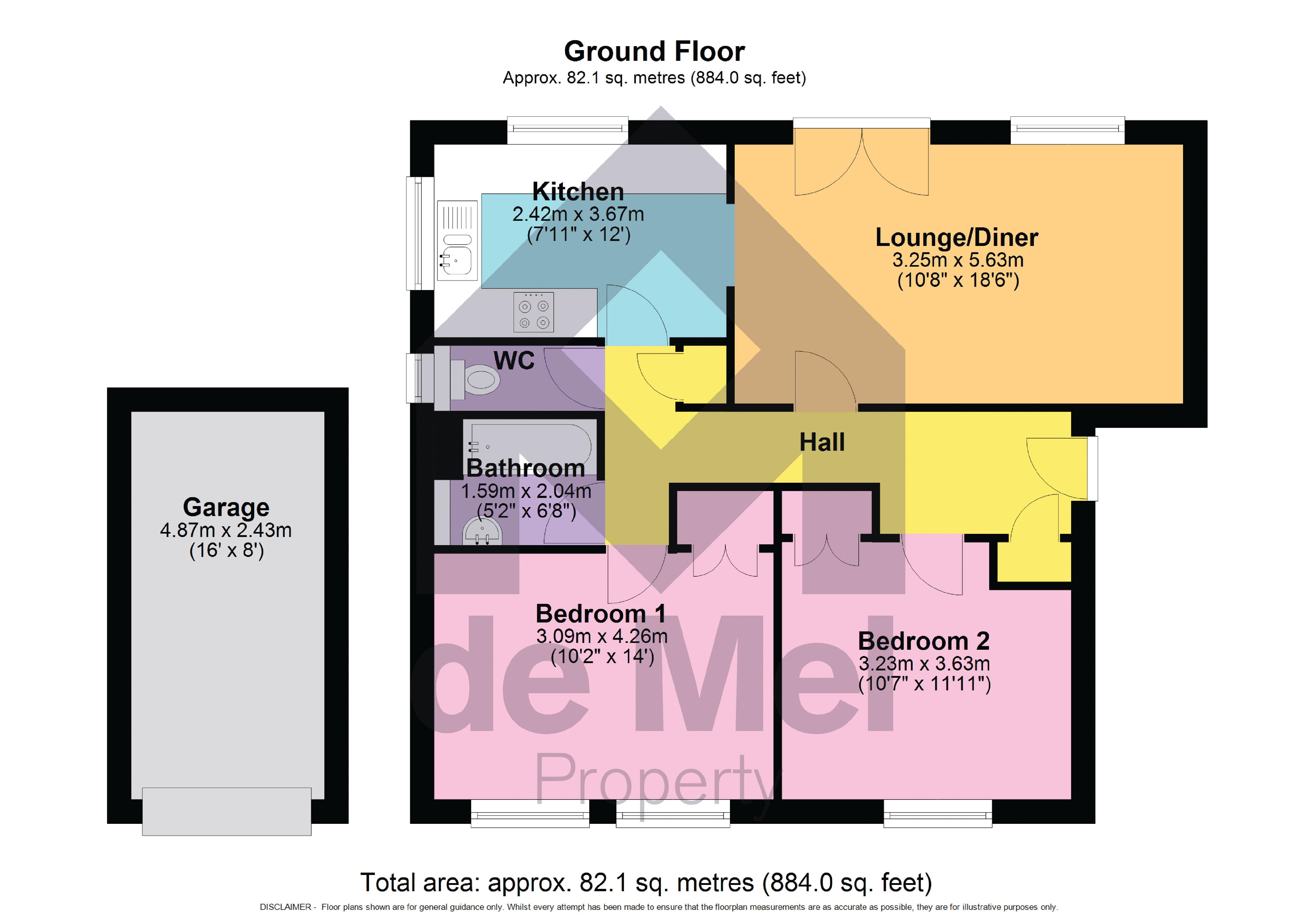 1 Oak Lodge, The Park, Cheltenham floorplan