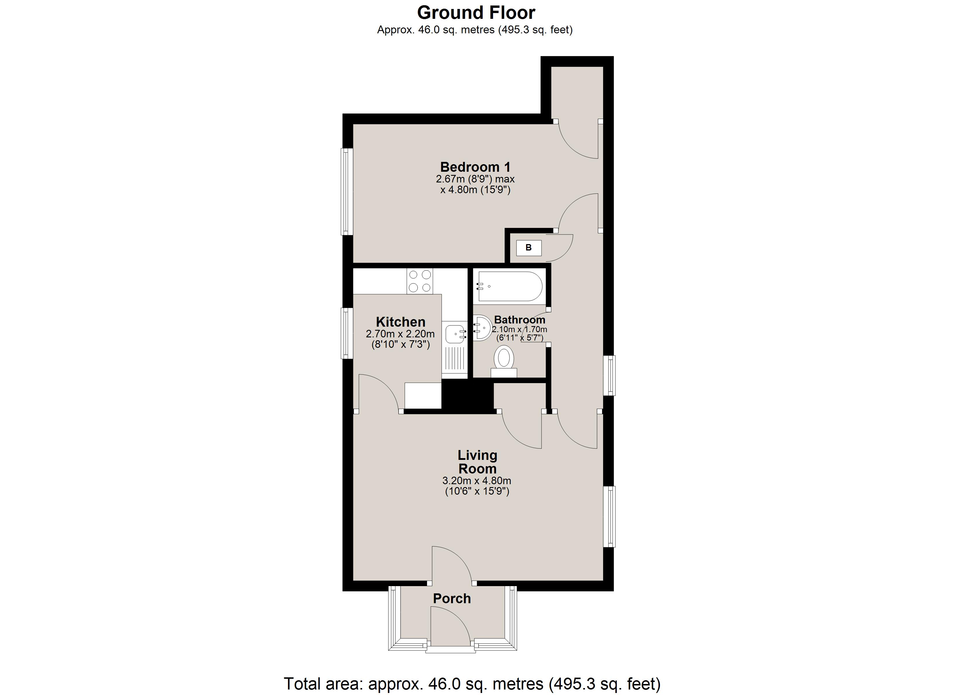 14, Bellingham Court, Newcastle Upon Tyne floorplan