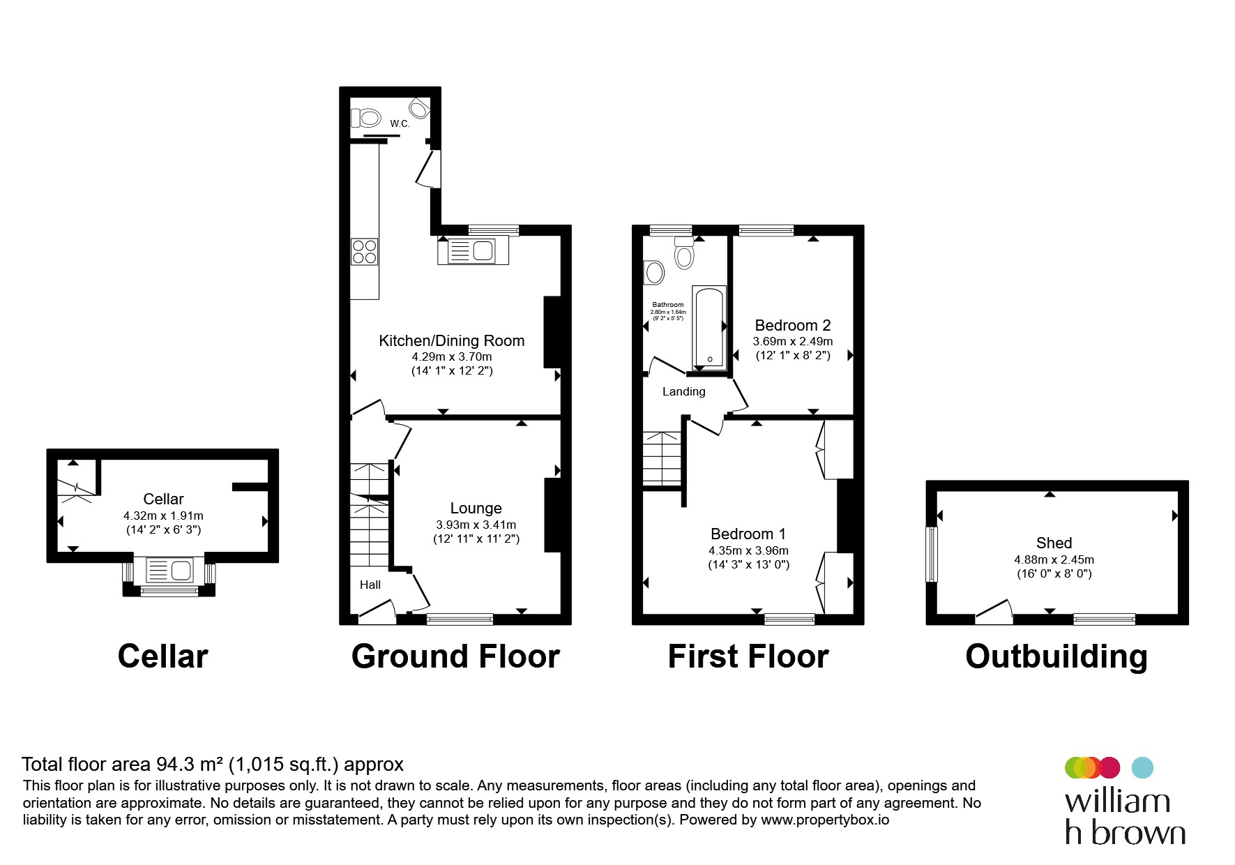 48, Clifby, Halifax floorplan