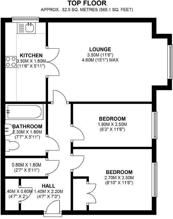 12, The Acorns, Sevenoaks floorplan