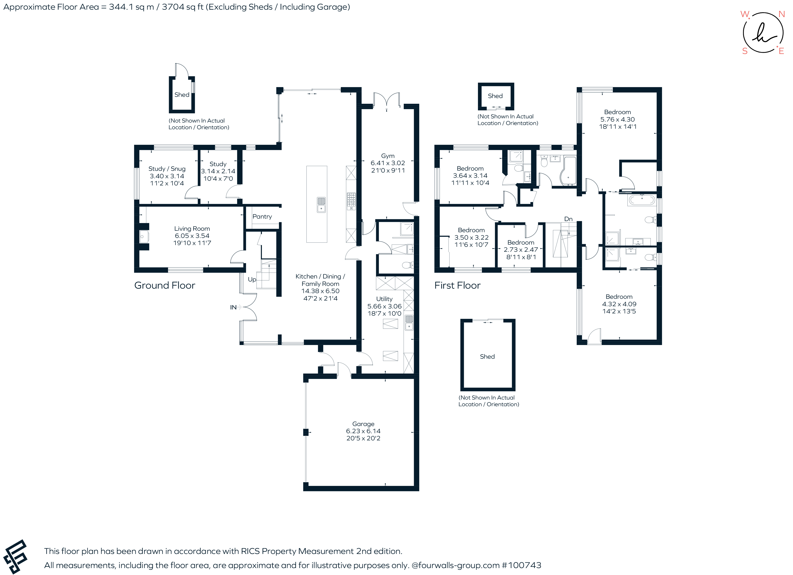 Willow House, Albany Road, Fleet floorplan