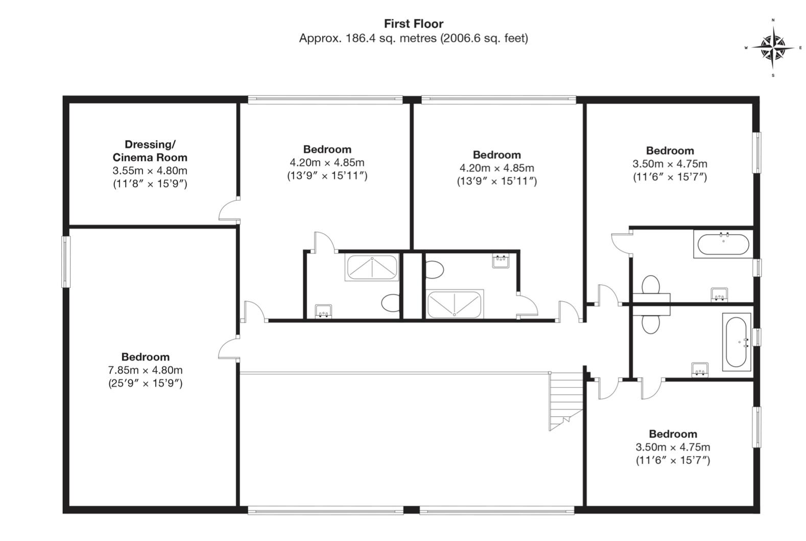 Foxhole Cuddy Lonning, Foxhole Cuddy Lonning, Wigton floorplan