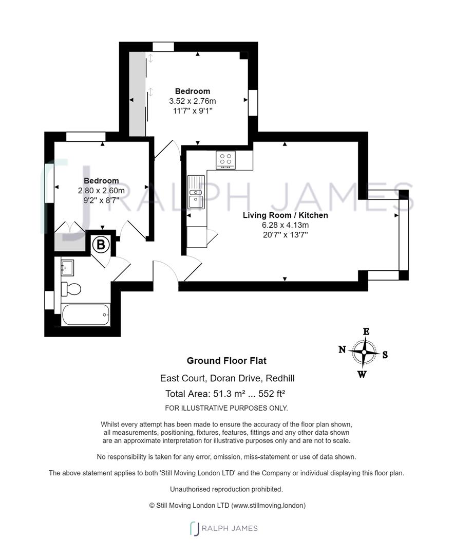 Doran Drive, Redhill floorplan