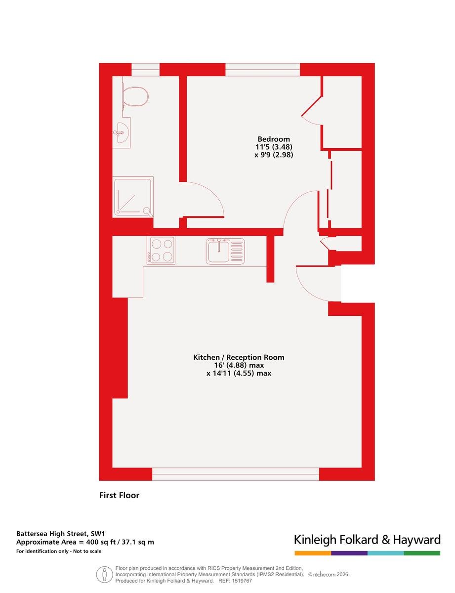 Flat 6, Powrie House,, Battersea High Street, London floorplan