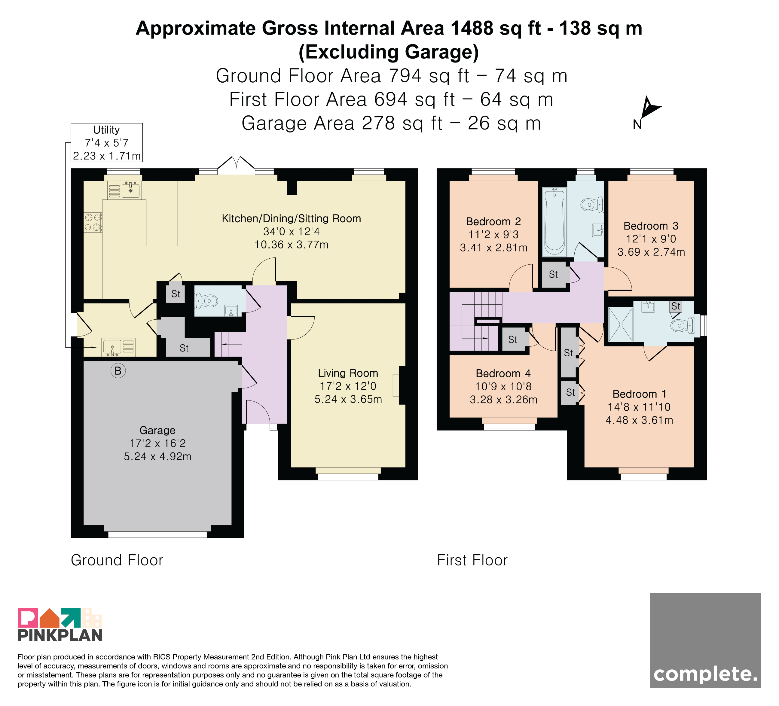 1, Turnstone Close, Dawlish floorplan