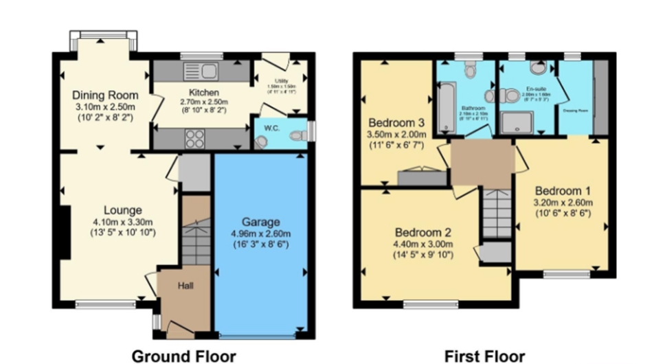 102, Chillerton Way, Wingate floorplan