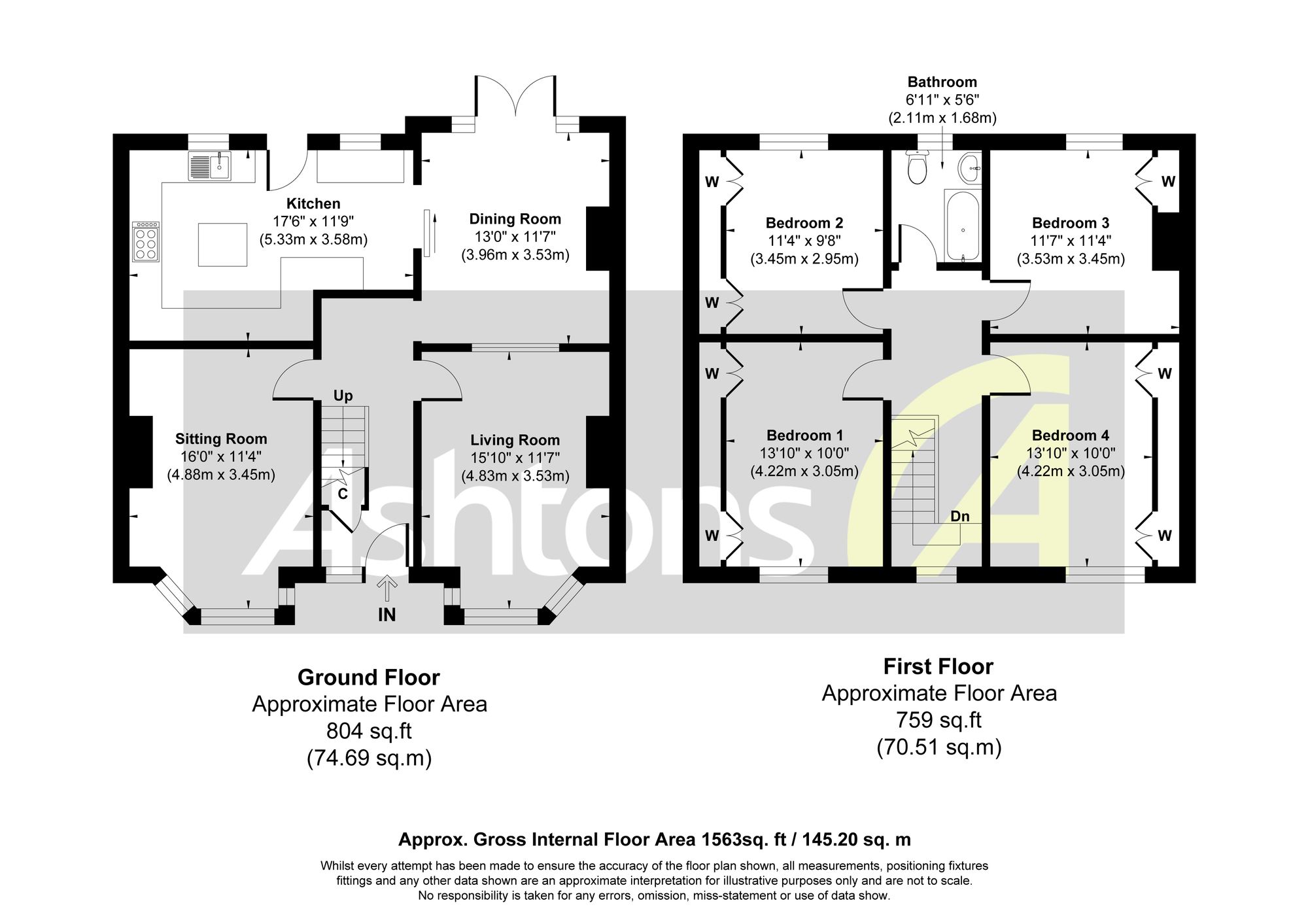 8 Oxford Road, Runcorn floorplan