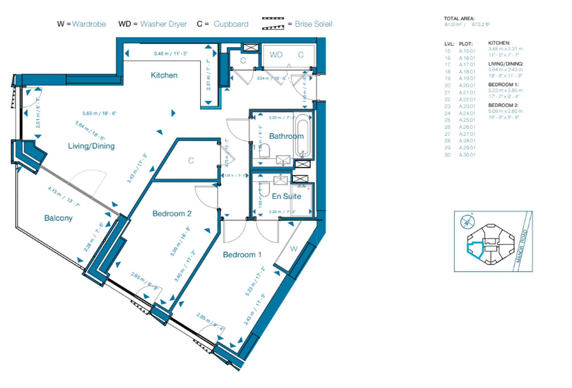298 Manor Road, London floorplan