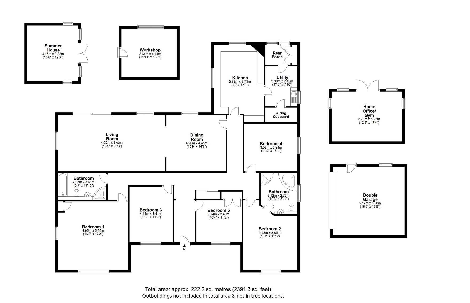 The Arches Stone Quarry Road, Haywards Heath floorplan