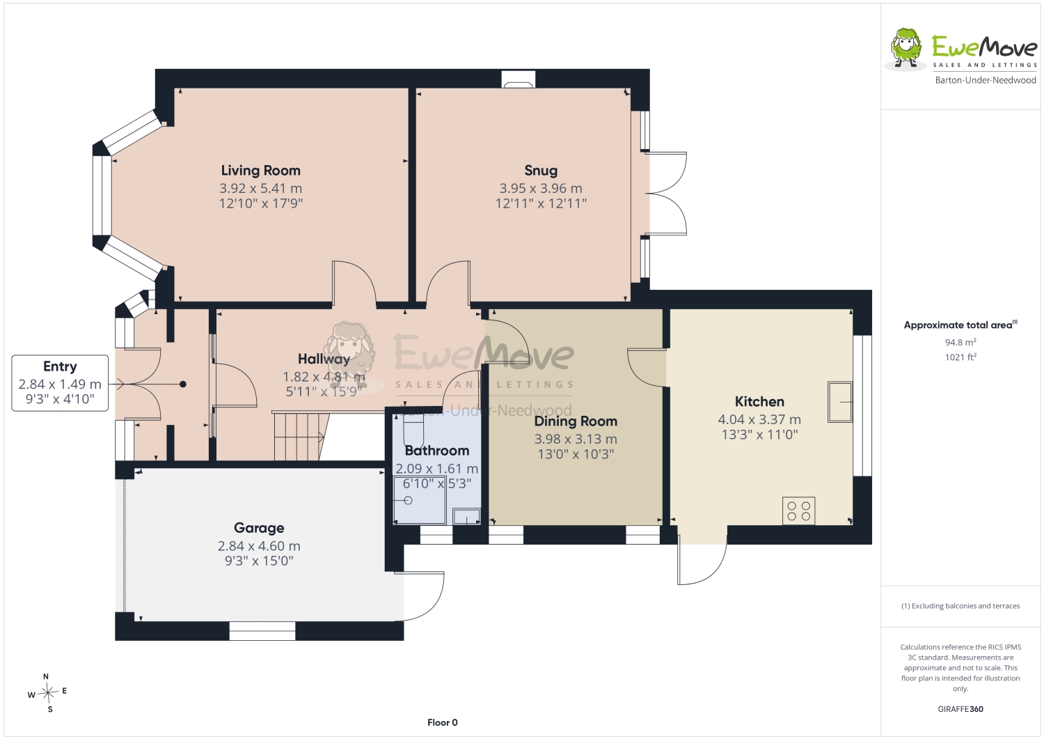 22, Rolleston Road, Burton-on-Trent floorplan