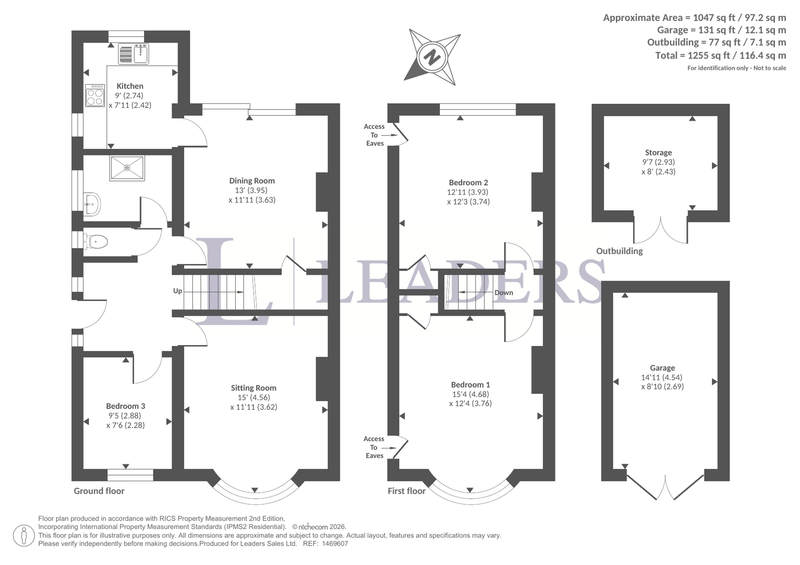 23, Kingsdown Avenue, South Croydon floorplan