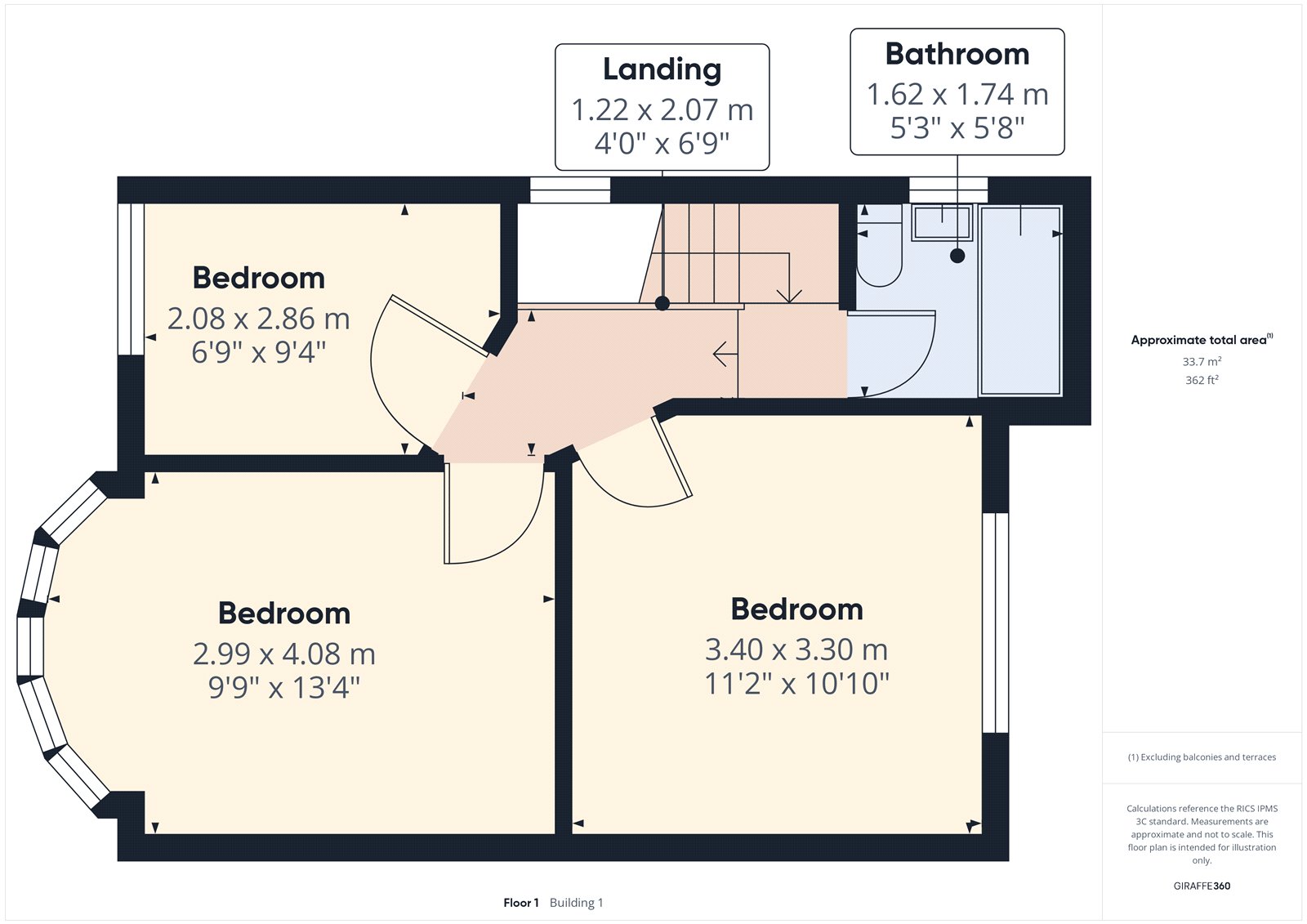 96, Uphill Way, Weston-super-Mare floorplan