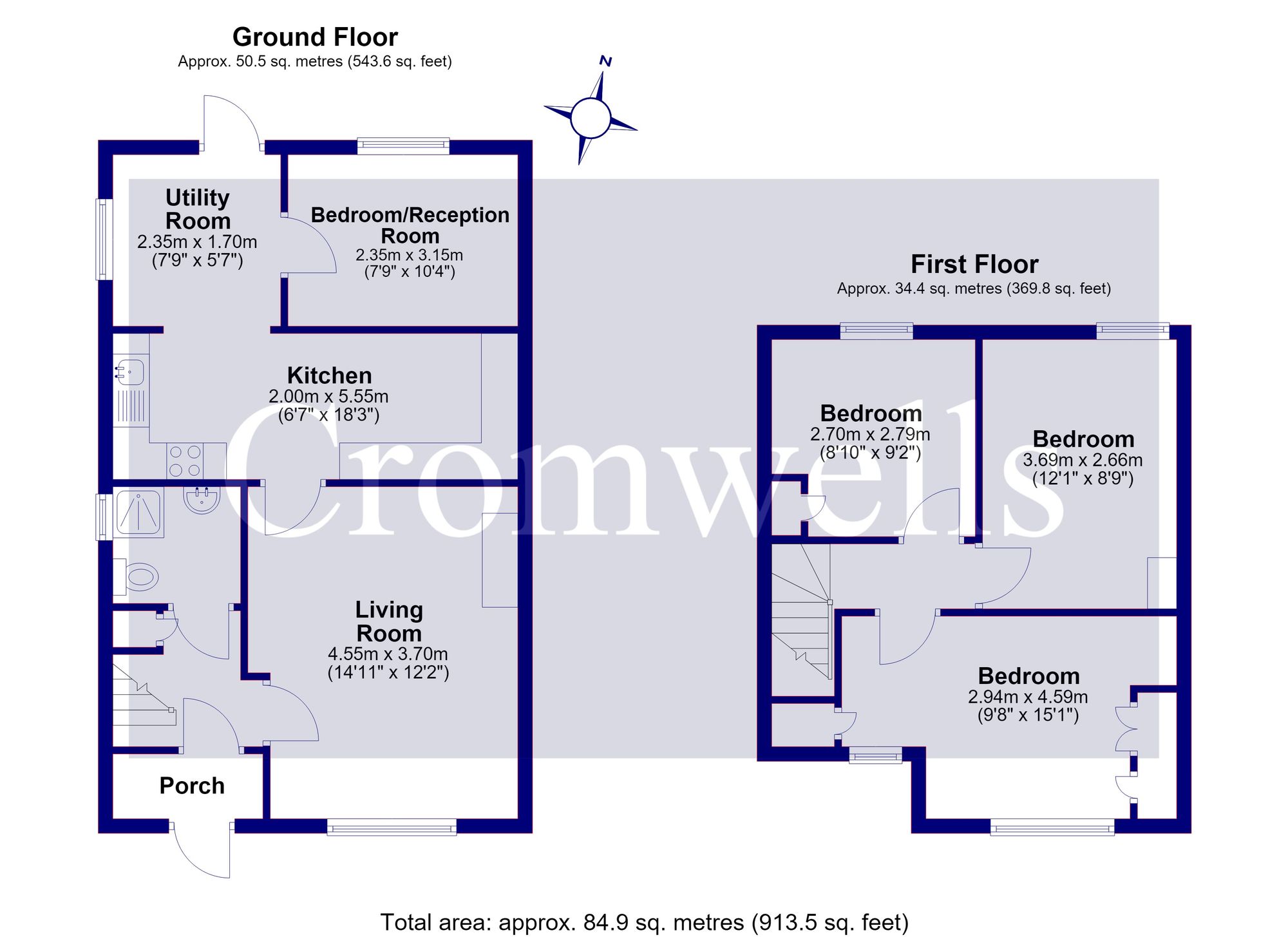 37 Courtney Crescent, Carshalton floorplan