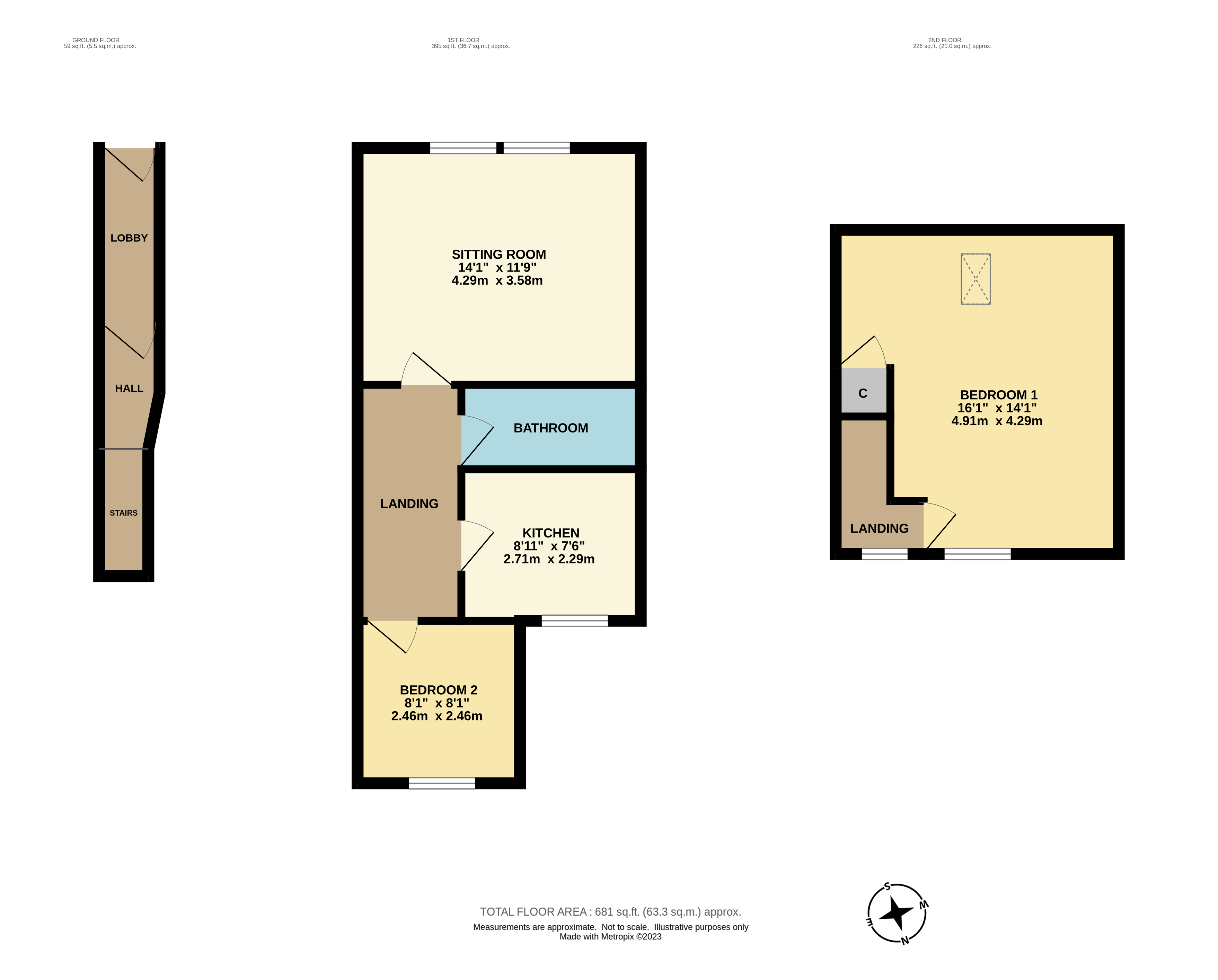 High Street, Bath floorplan