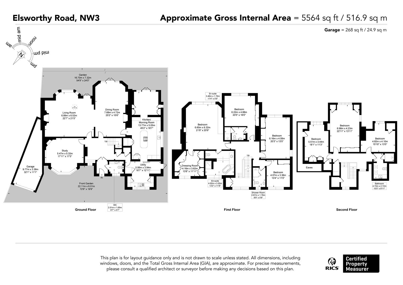 Elsworthy Road, Primrose Hill floorplan
