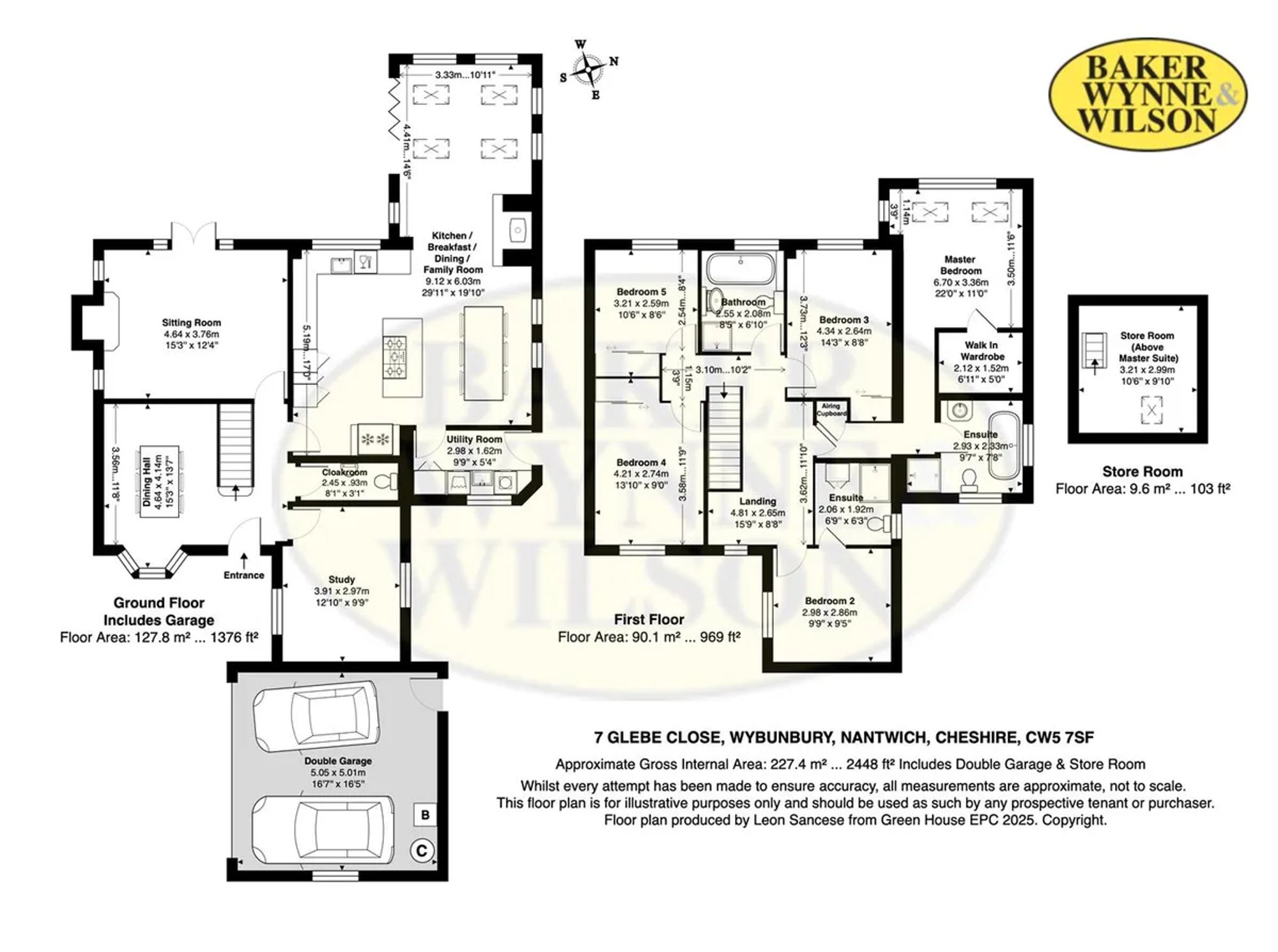 7 Glebe Close, Nantwich floorplan