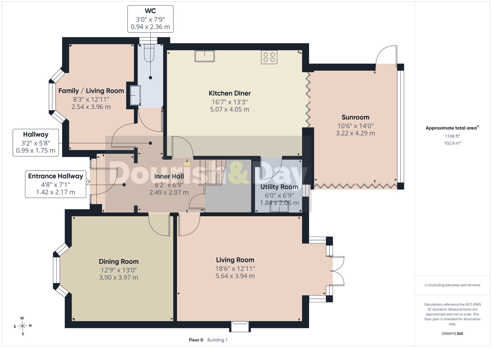 14 The Garthlands, Stafford floorplan