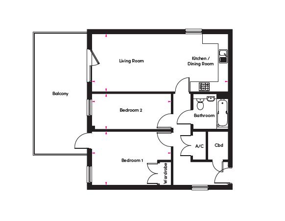2 Bedrooms Flat for sale in Lower Chantry Lane, Canterbury CT1