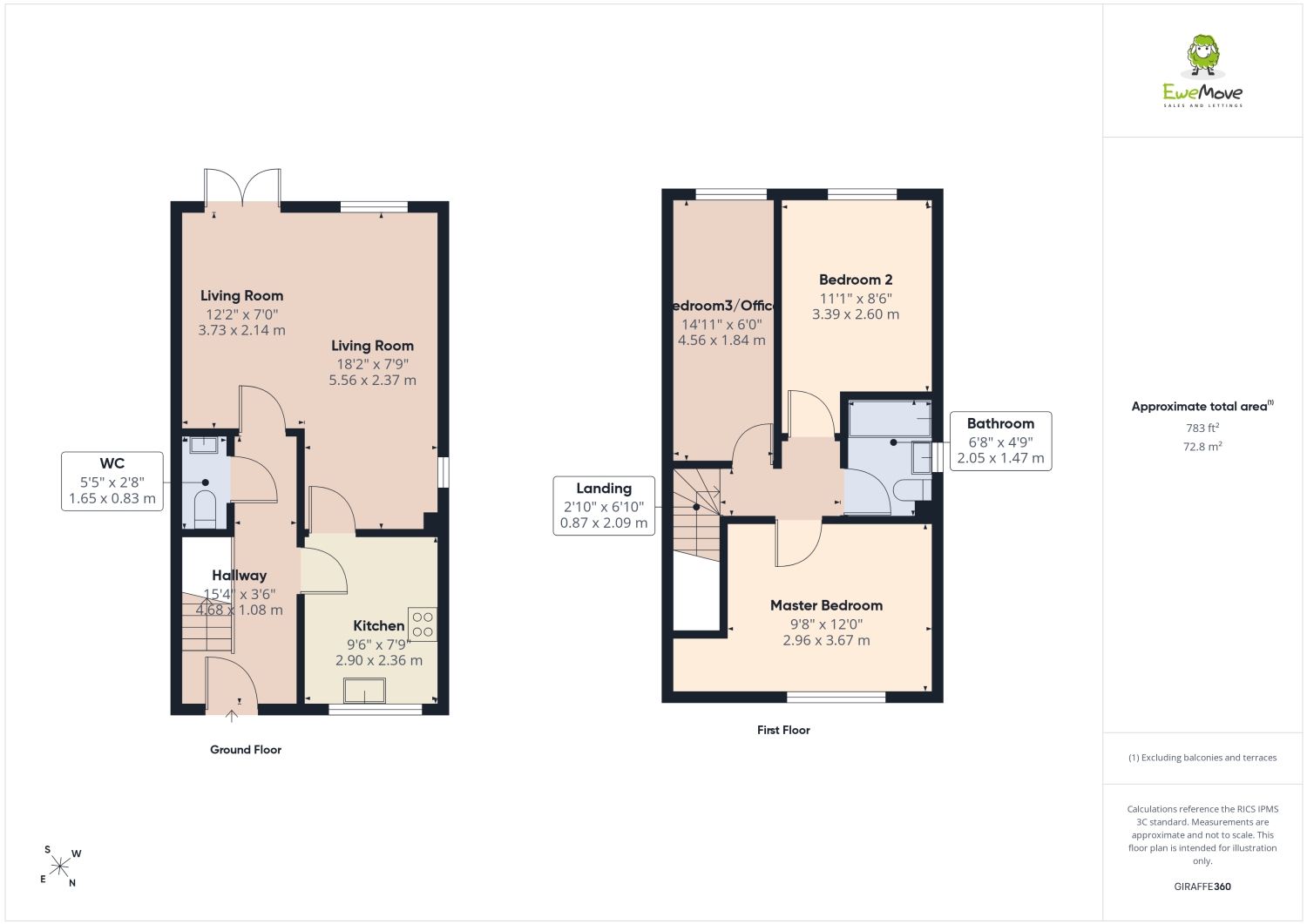 Birch House, Chester Road, Malpas floorplan