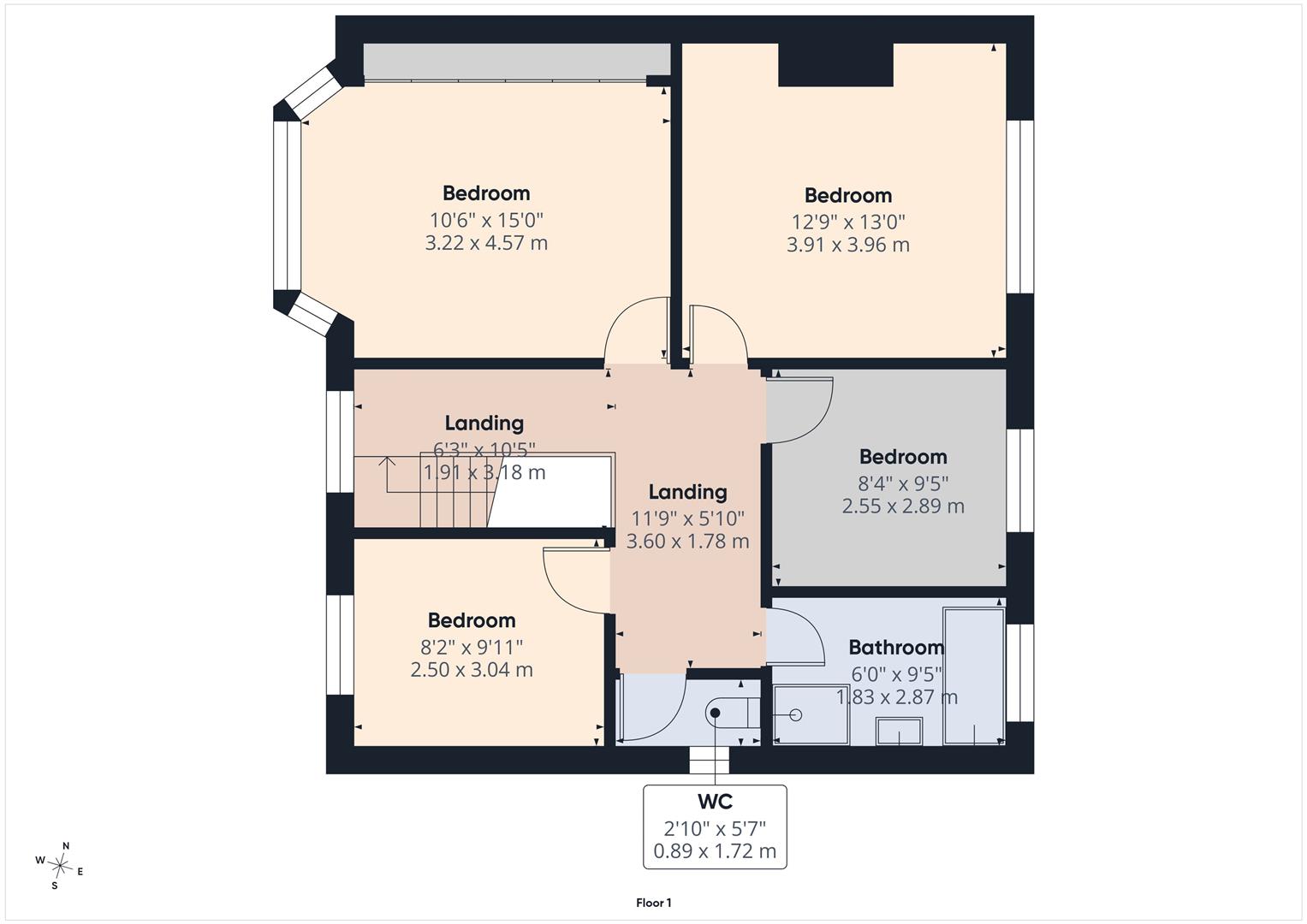 Melrose Road, Coulsdon floorplan