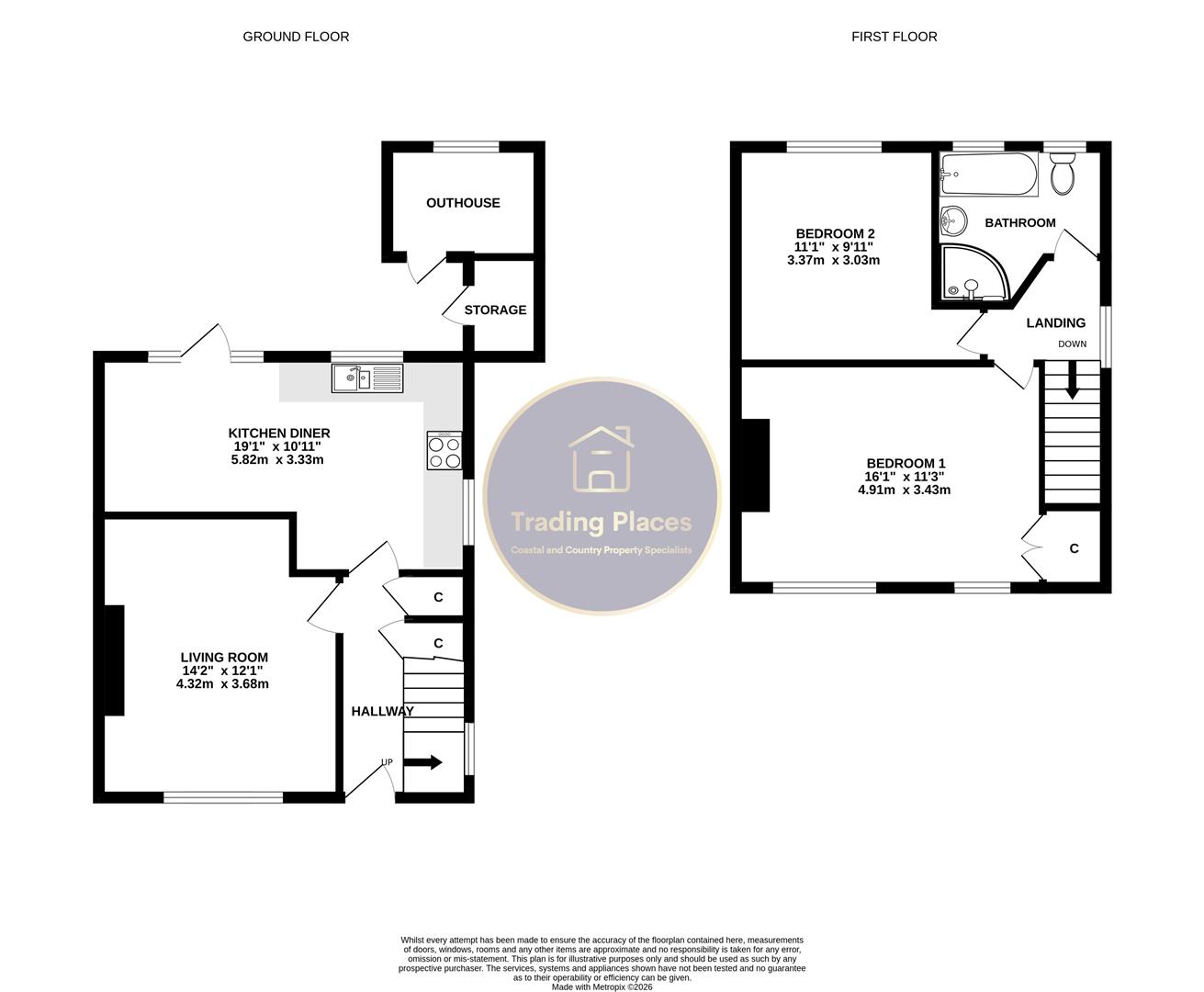 21, Appletree Gardens, Whitley Bay floorplan