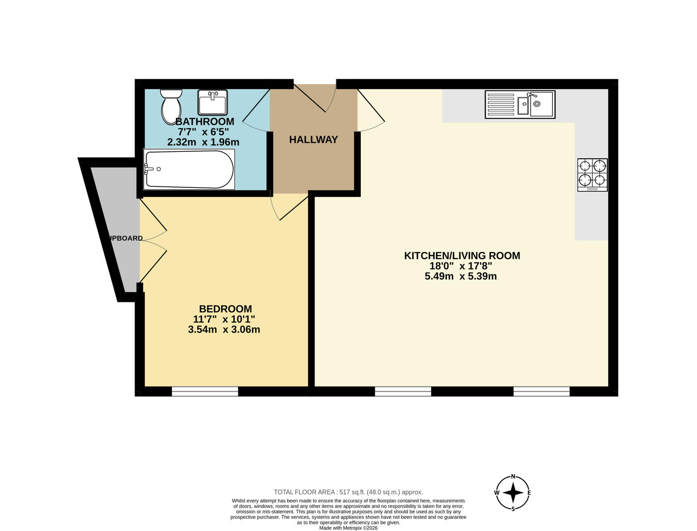 Apartment 2, 5-9 Dean Hill, Plymouth floorplan