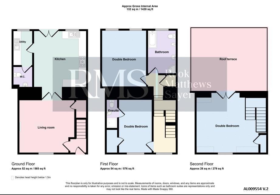 3 Cragside, West Street, Belford floorplan
